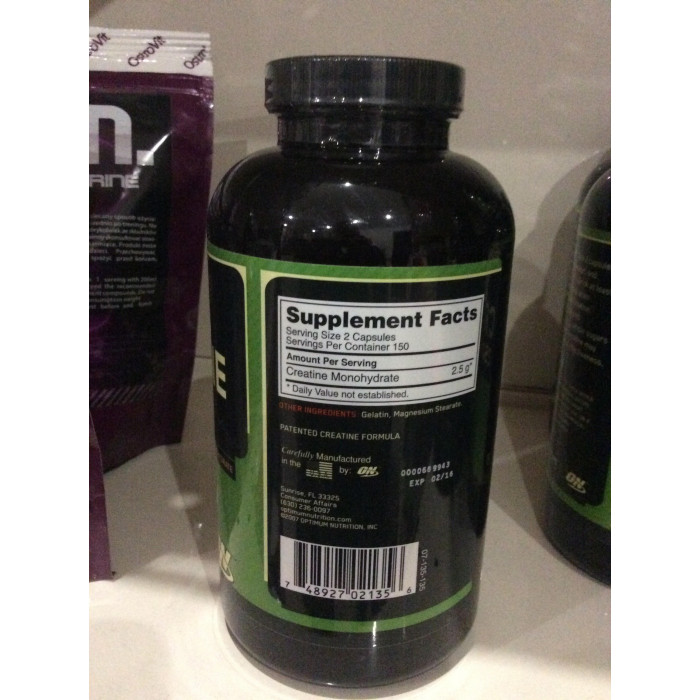 Optimum Nutrition Creatine 2500 (Креатин) 300 caps