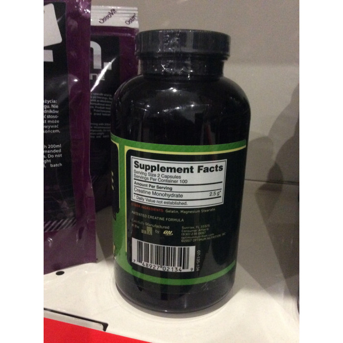 Optimum Nutrition Creatine 2500 (Креатин) 200 caps