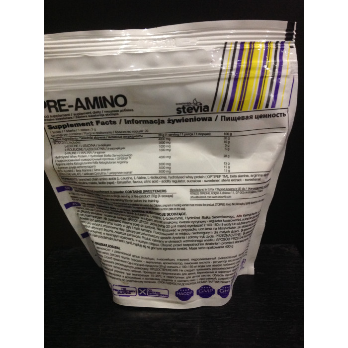 Ostrovit Pre Amino (Пре Амино) 400 gram
