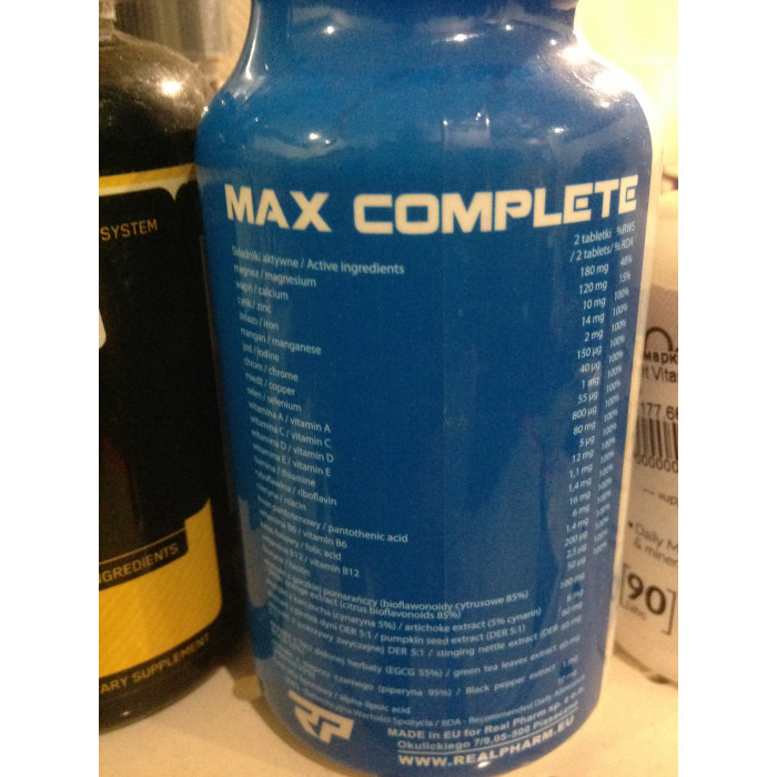 Real Pharm Max Complete (Макс Комплит) 60 tab