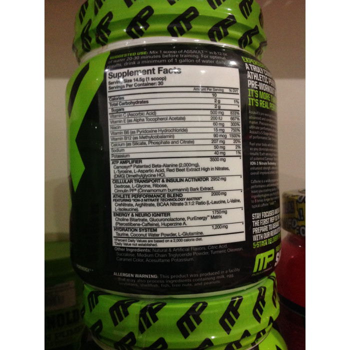 MusclePharm Assault New (Асаулт Нью) 435 gram (30 serv)