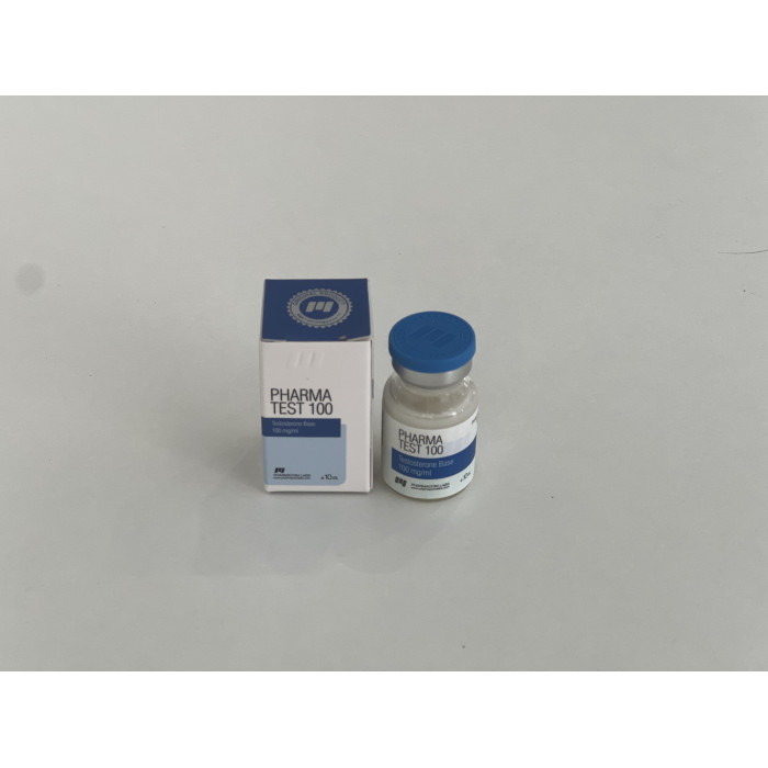 Тестостерон Pharma Test 100 (Testosterone Base) 10 ml 100 mg/1ml Pharmacom Labs