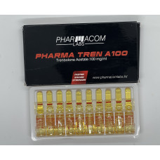 Тренболон Pharma Tren A 100 10 amp x 100 mg/1ml Pharmacom Labs