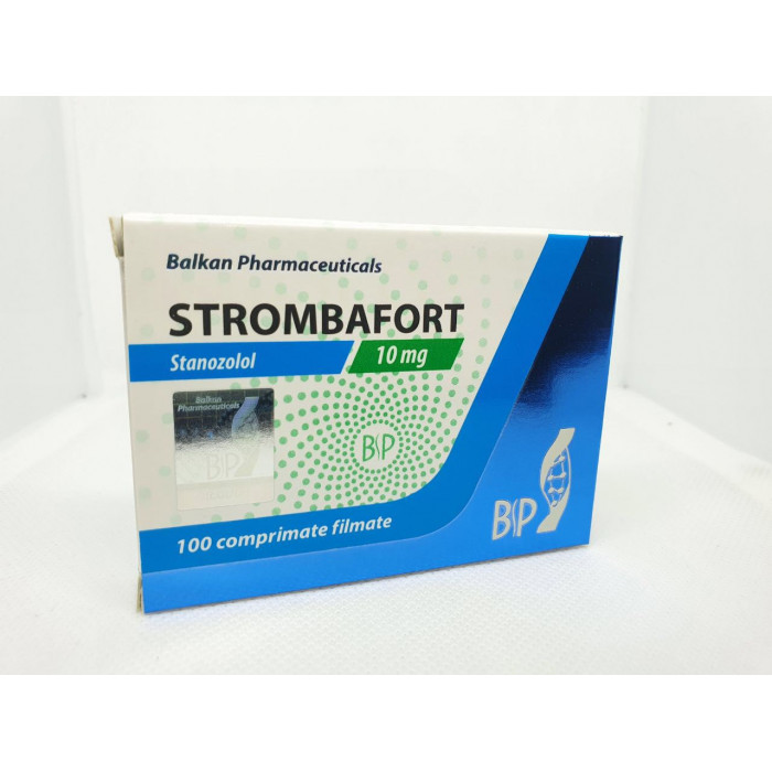 Станозолол Strombafort 100 табл х 10 мг Balkan Pharm