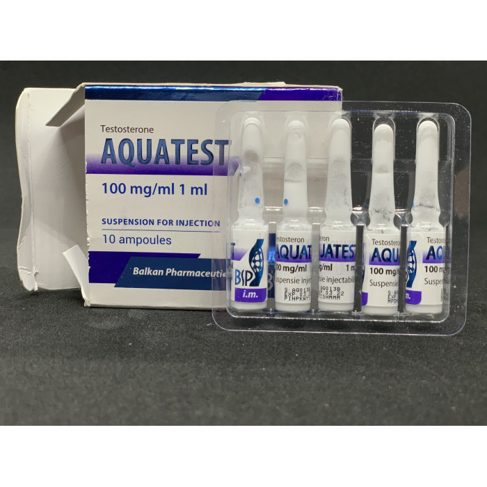 Тестостерон Aquatest 5 amp x 100 mg/ml Balkan Pharm