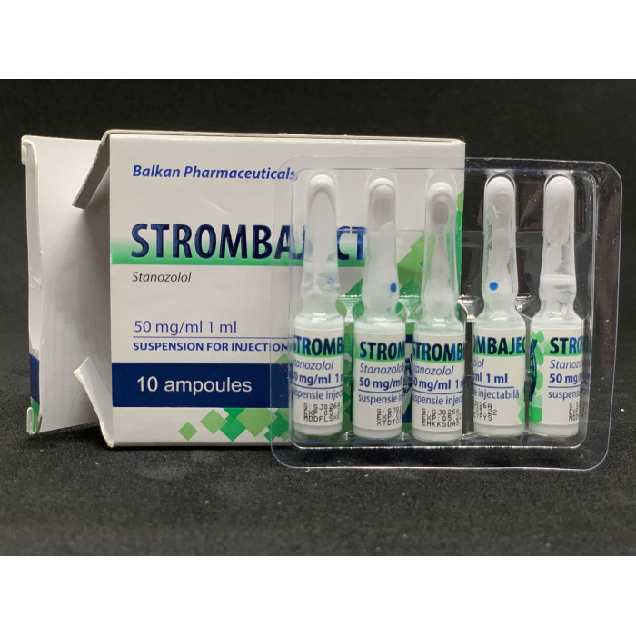 Винстрол Strombaject Aqua 5 amp x 50 mg/ml Balkan Pharm